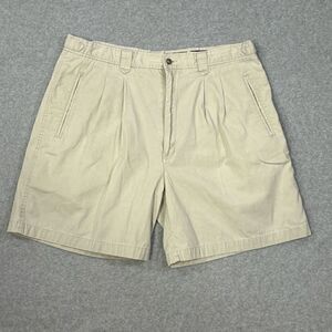 Eddie Baur Men's Cargo Khaki‎ Shorts Size 38 Cotton Summer Comfort Casual Chino
